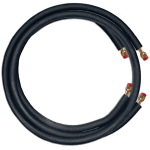 Ductless Lineset, 1/4" x 1/2" x 35', 3/8, Black Standard