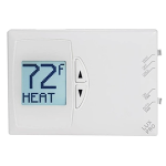 Lux Pro Digital Push Button Thermostat, 1H/1C