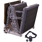Flex Coil w/ Drainpan, 2R/14/17.5, Alum, Hz