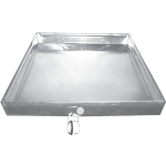Condensate Drain Pan, 26 x 48, 26 ga