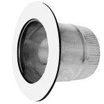 Air-Tite Flat Takeoff, 16" Collar, Plain
